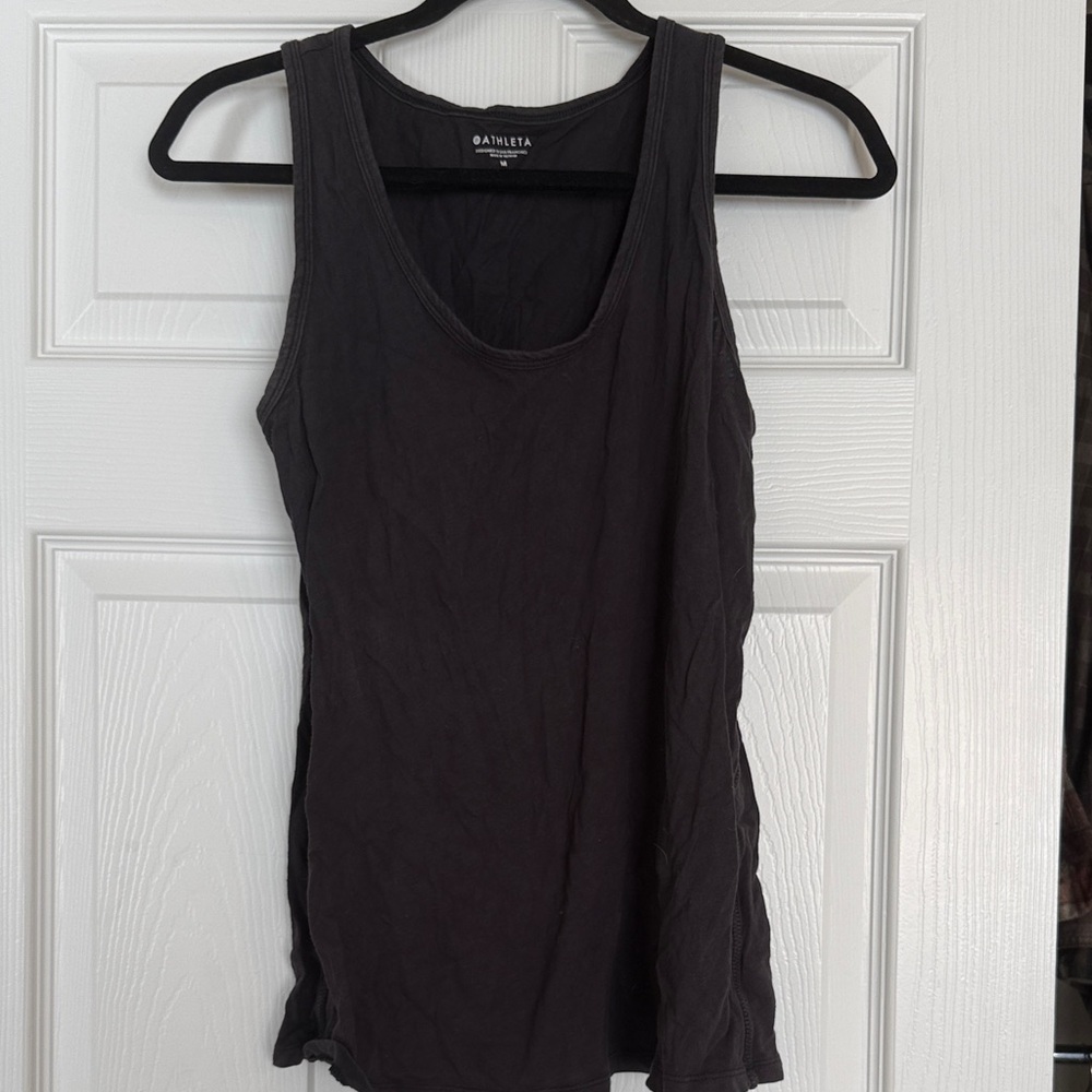 Athleta Black/Charcoal Tank Top